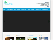 Tablet Screenshot of golfnq.org.au